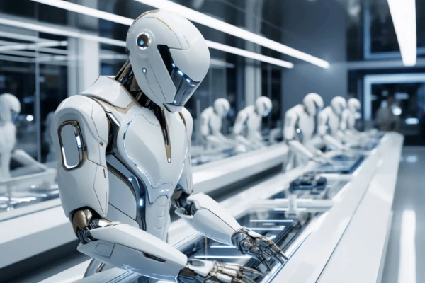 titanium-framed humanoid robots titanium-framed humanoid robots